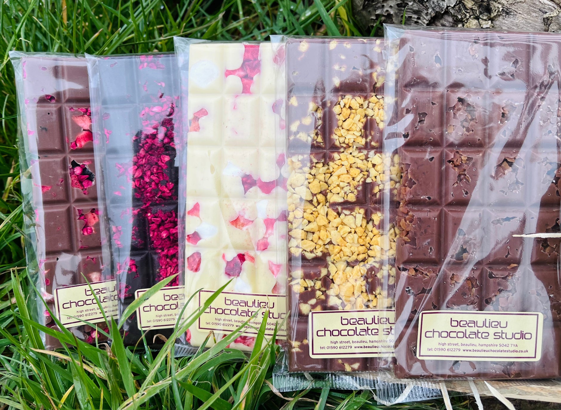 Beaulieu Chocolate Bar selection by New Forest Hamper Company