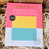 Chococo 47% Colombia Origin 'Marvellous Milk' Chocolate Bar 75g (Gold Great Taste Winner)