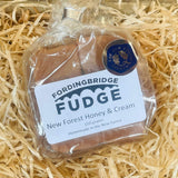 Fordingbridge New Forest Honey & Cream Fudge – creamy artisan fudge in eco-friendly gift bag.