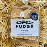 Fordingbridge Vanilla Fudge – creamy artisan fudge with natural vanilla in eco-friendly gift bag.
