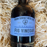 Bottle of From Dorset With Love Fig Vinegar – artisan Dorset fig balsamic vinegar.