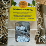 Tea package with 'New Forest Tea Company' label on a wooden background