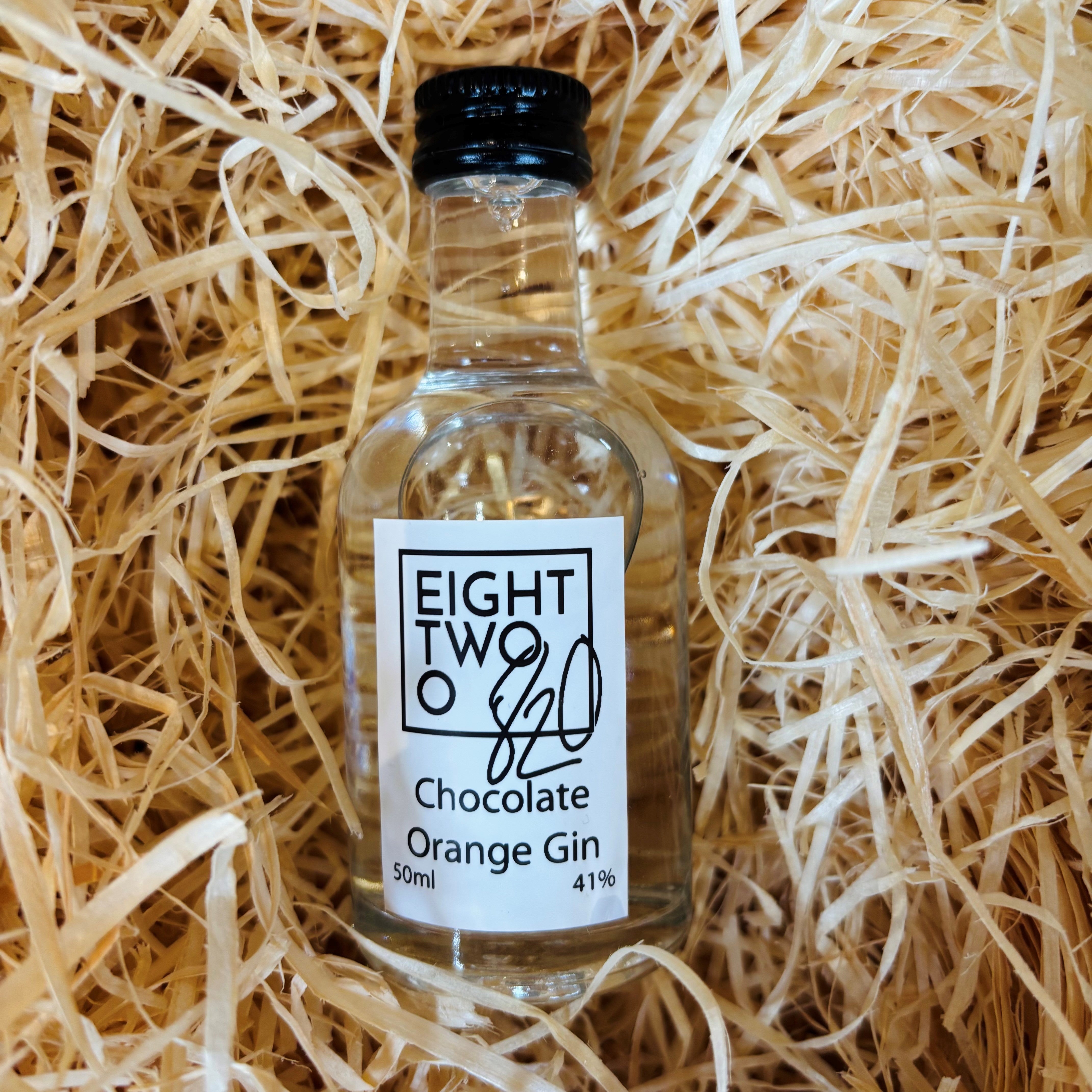 5cl Chocolate Orange gin made in Lymington by 82o Spirits 