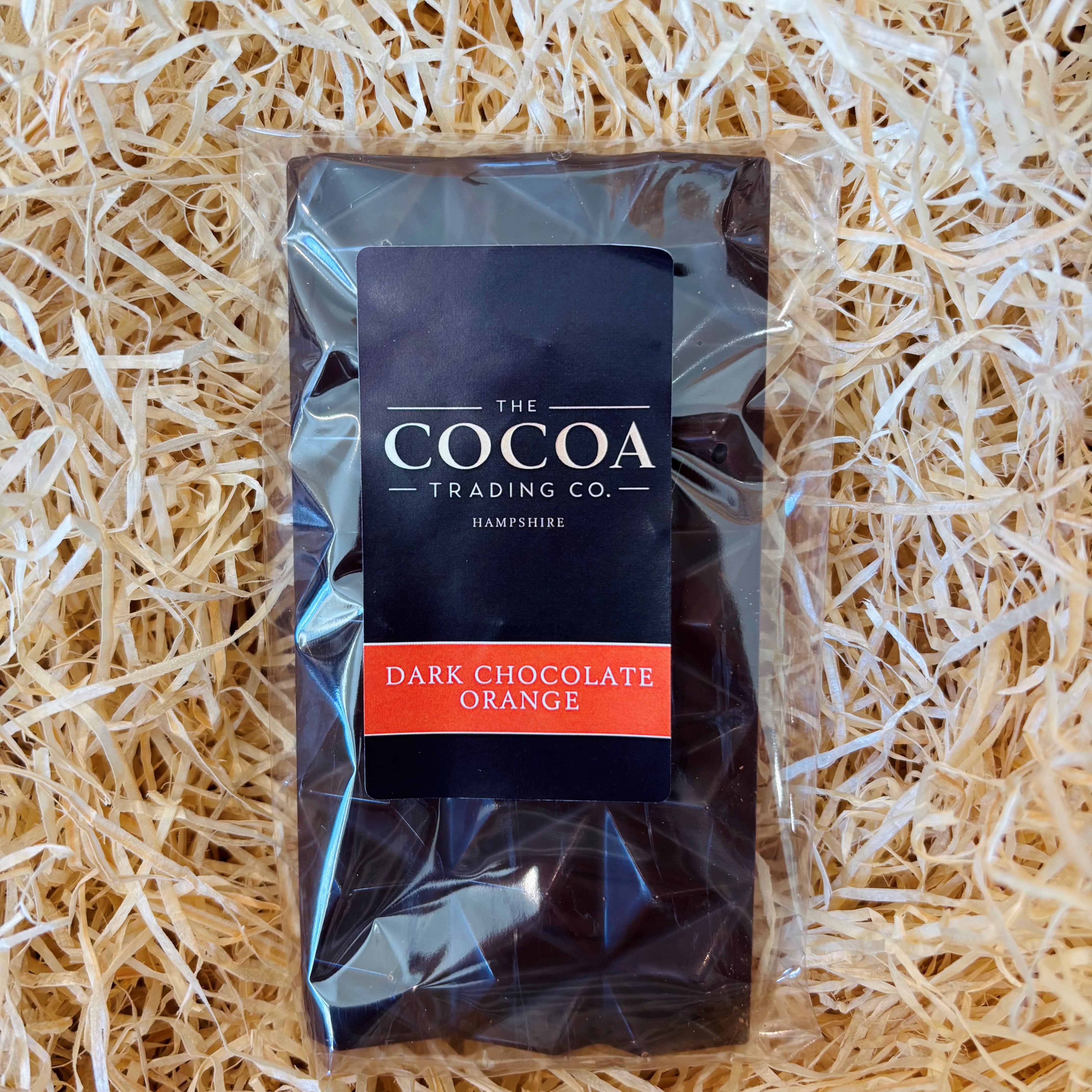 Dark Chocolate Orange Bar made in Hampshire