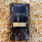 Dark Chocolate with Crystallised Ginger made in the New Forest 