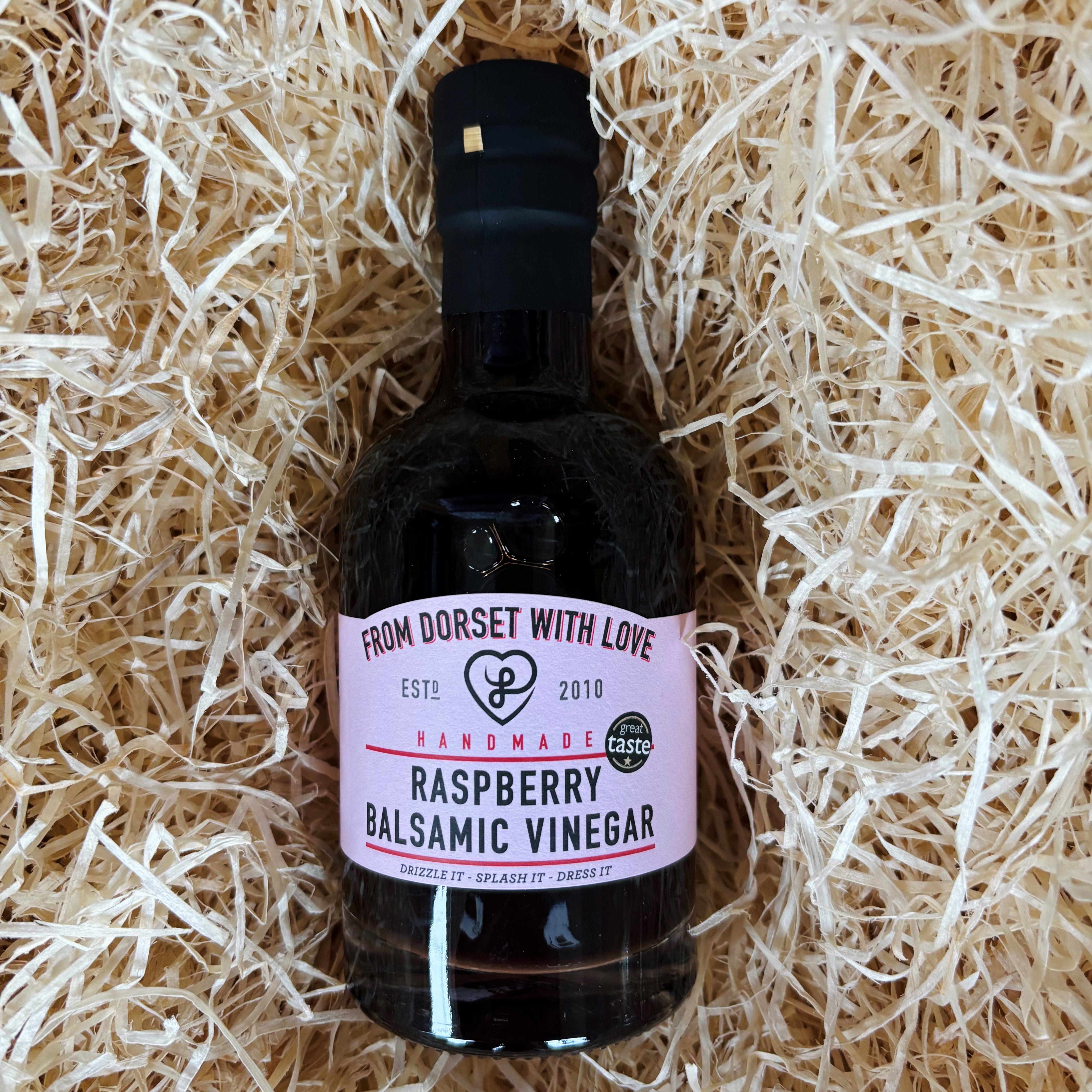 Raspberry Balsamic Vinegar made in Dorset