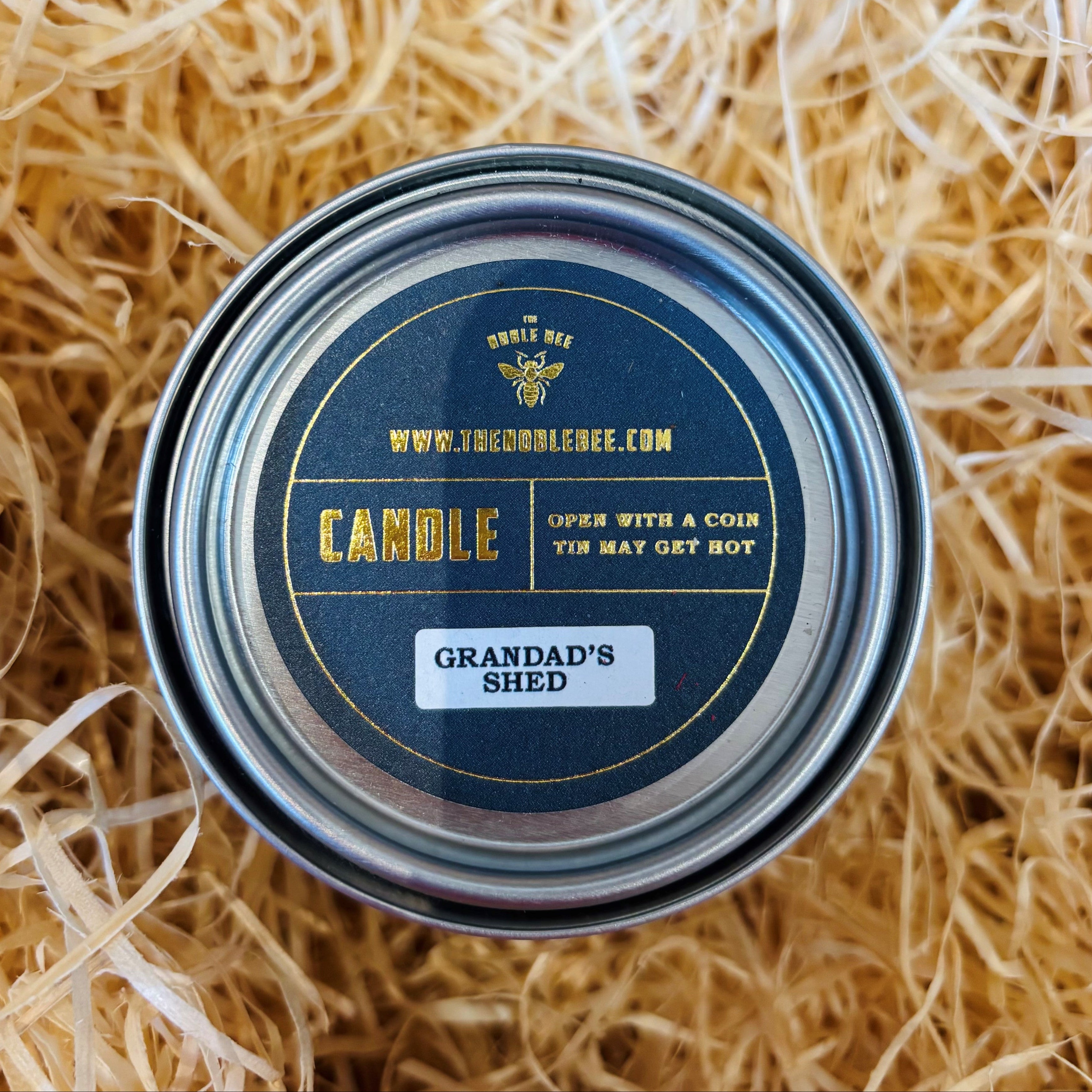 Beeswax and Coconut Wax candle made in the New Forest