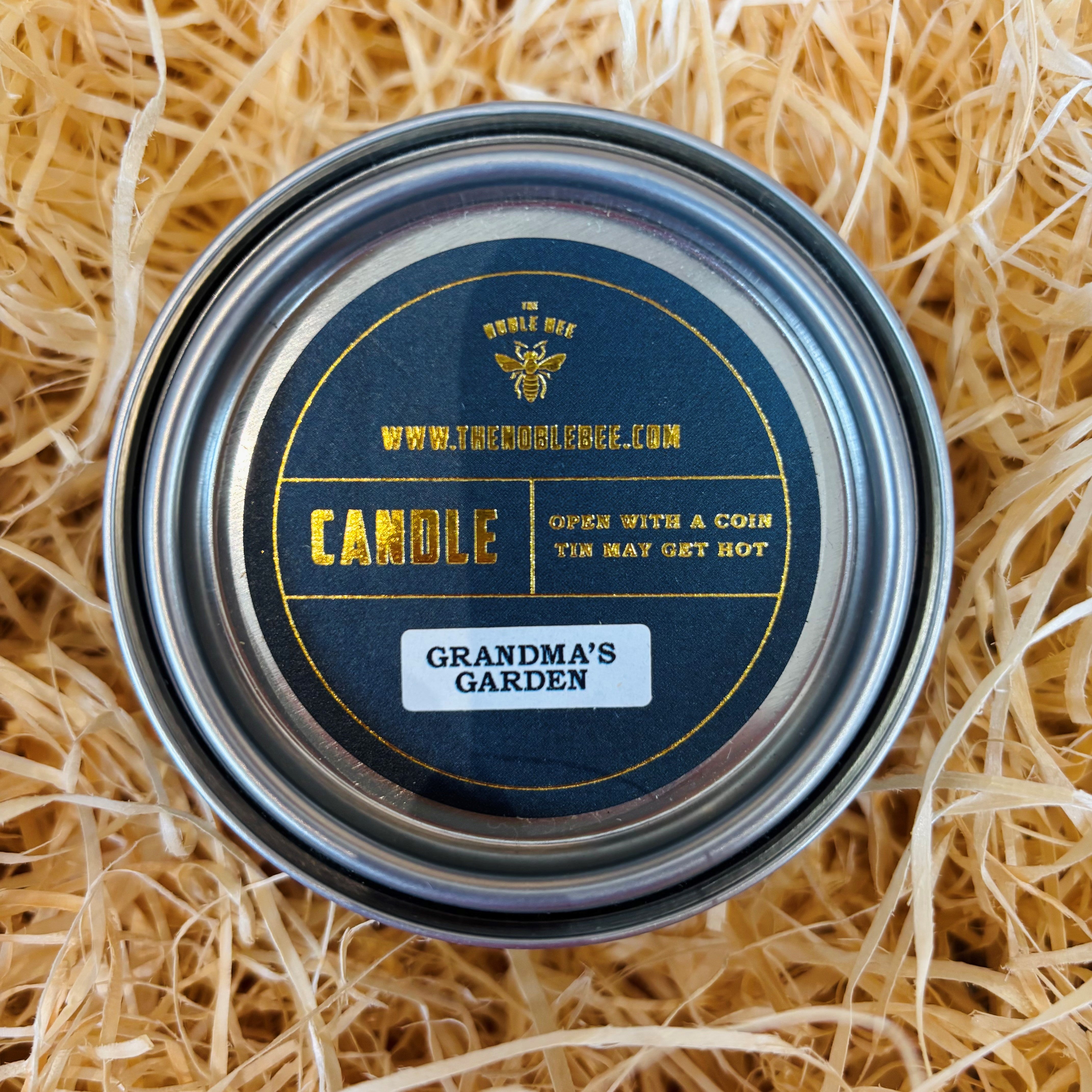 Noble Bee Beeswax and Coconut Wax Candle made in the New Forest