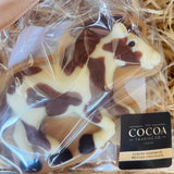 Hand Painted Chocolate Horse made in Hampshire