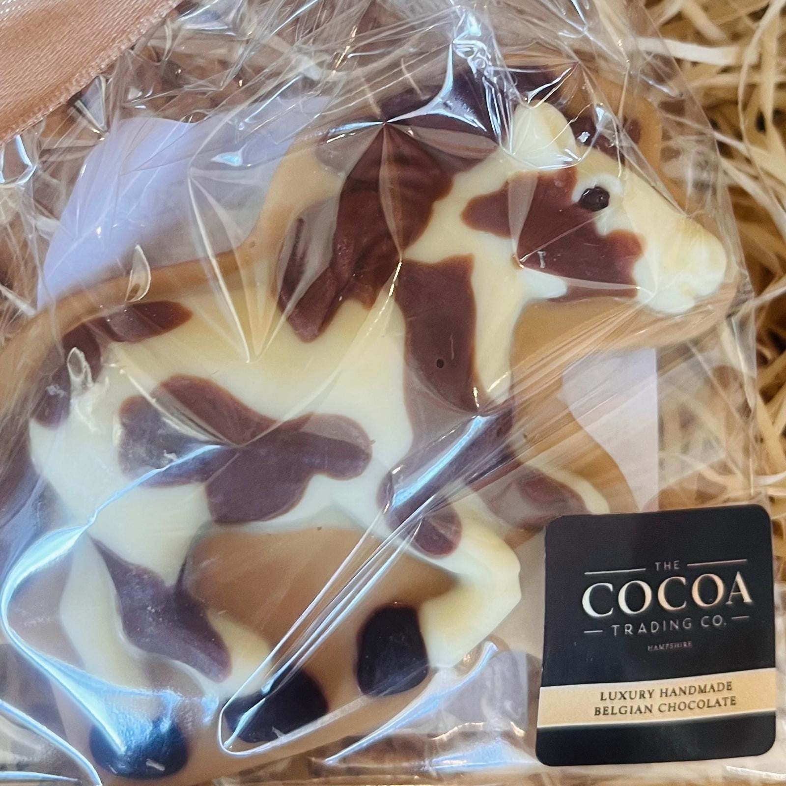 Hand Painted Chocolate Horse made in Hampshire