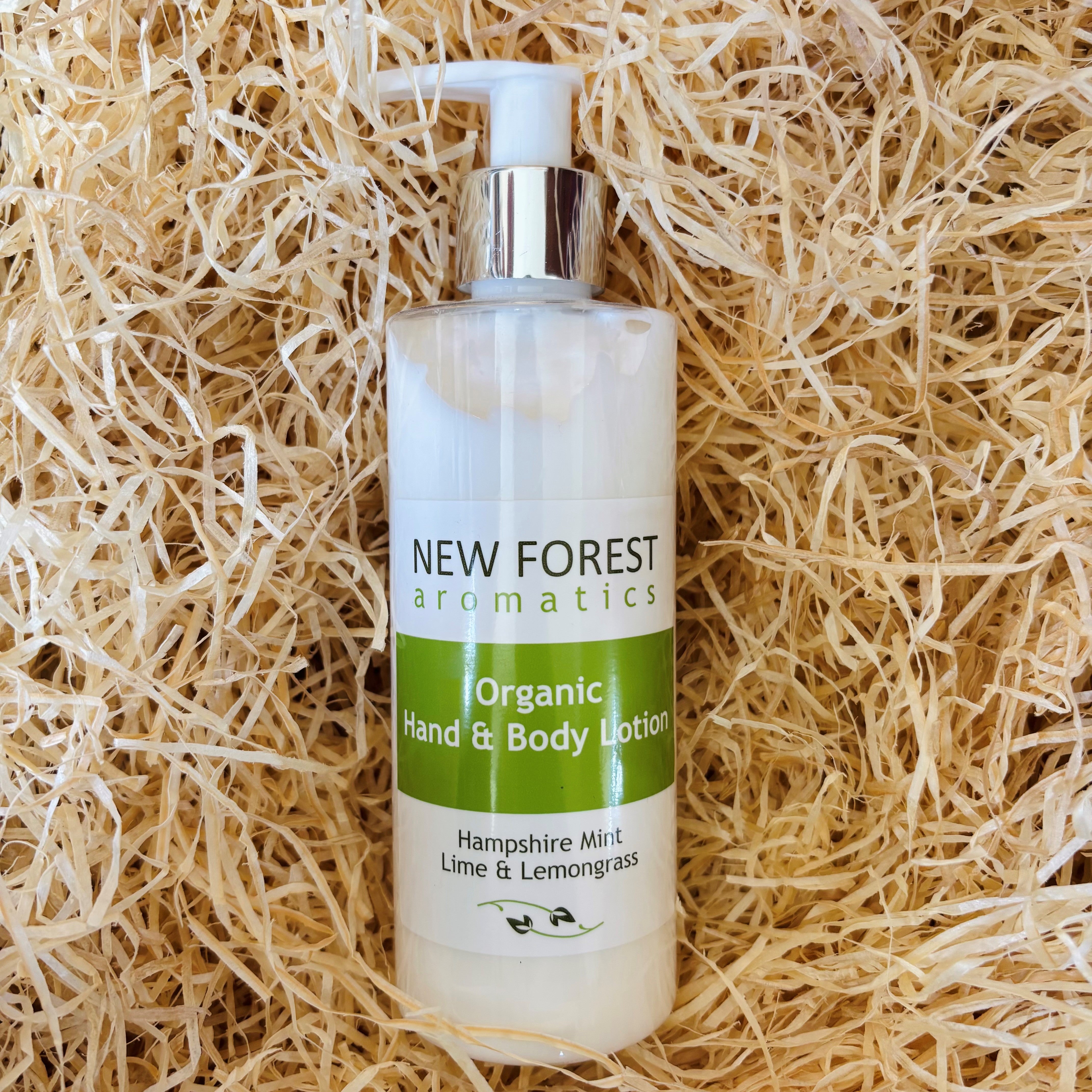 Hand and Body Lotion mad in the New Forest