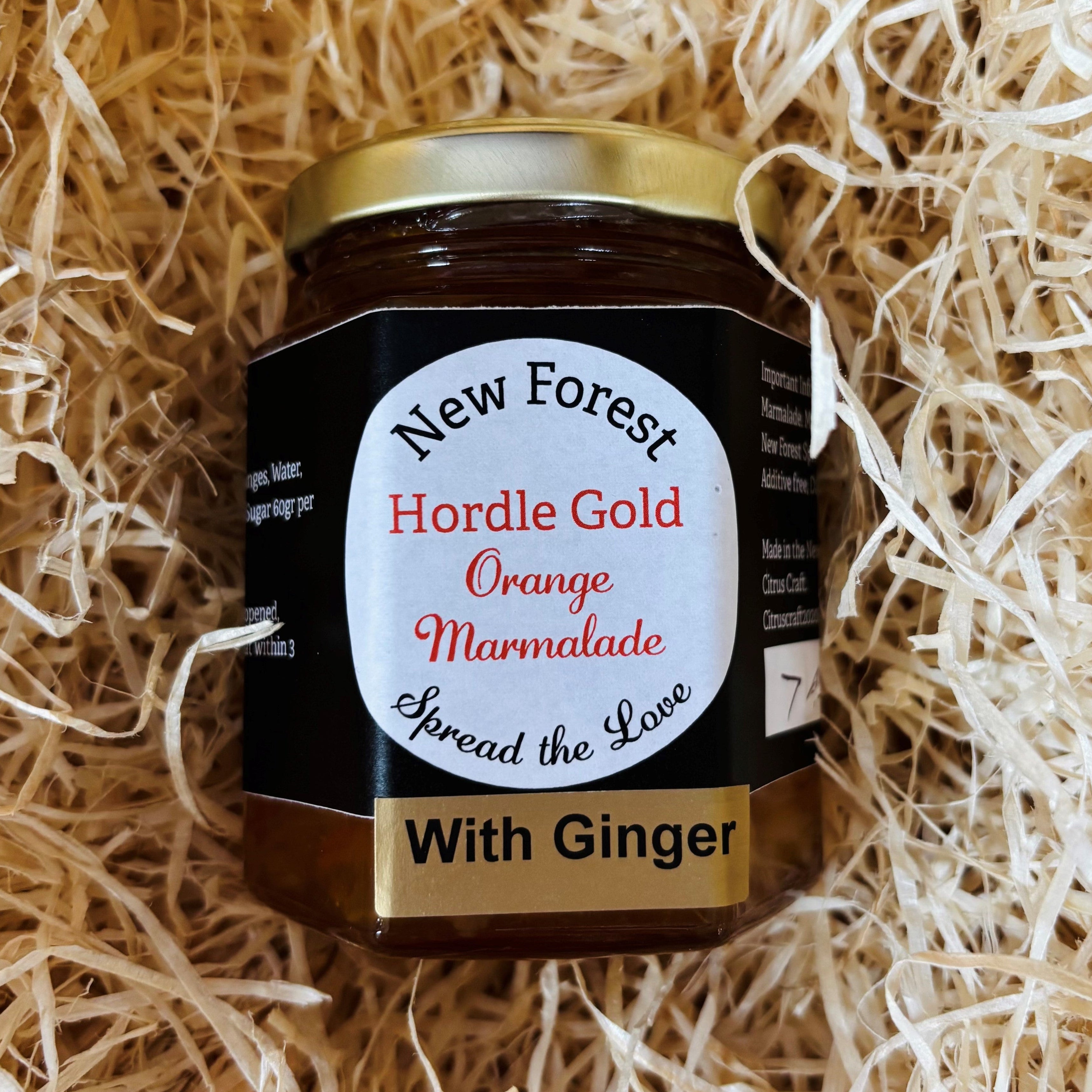 Marmalade with Ginger made in Hordle