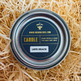 Beeswax and Coconut Wax candle made in the New Forest