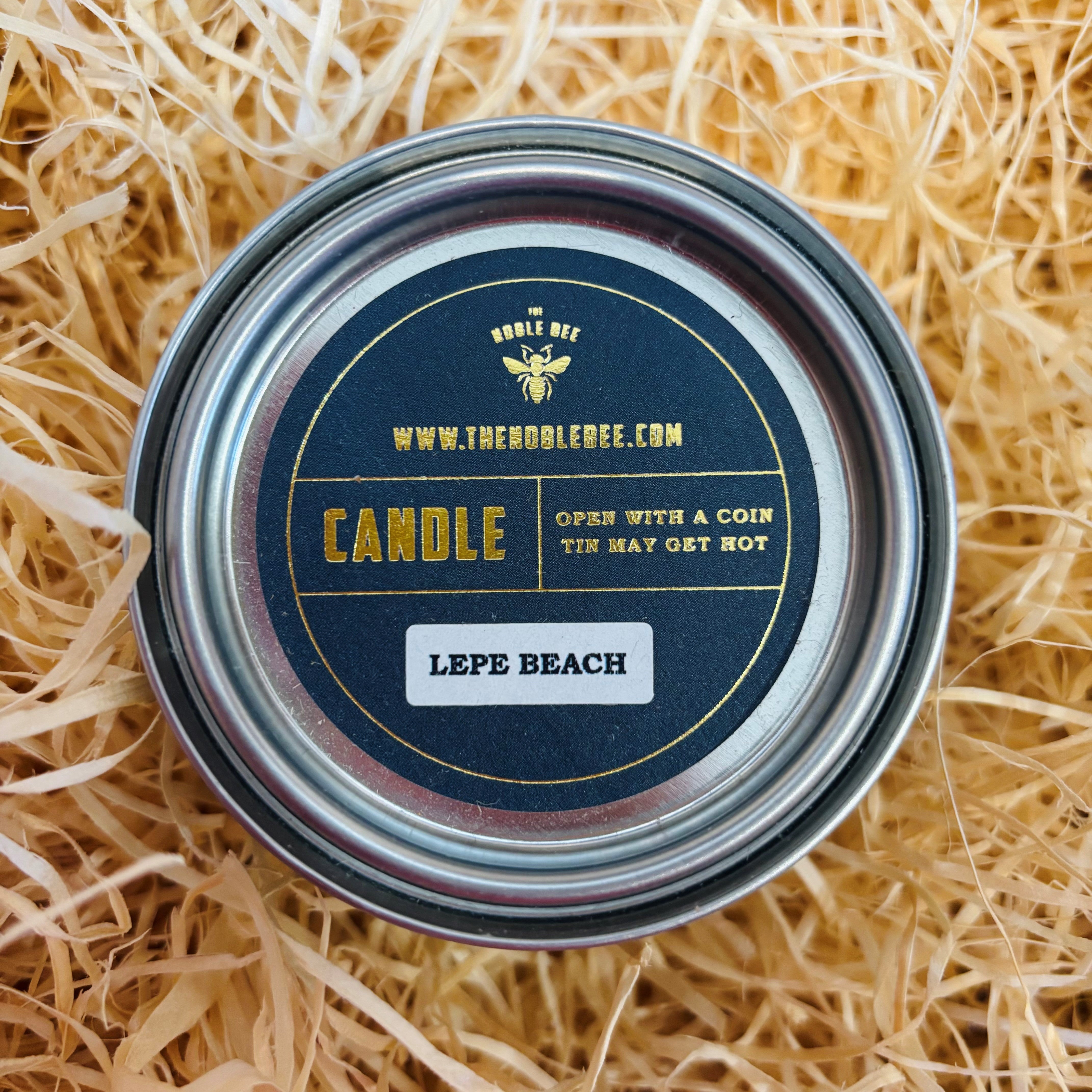 Beeswax and Coconut Wax candle made in the New Forest