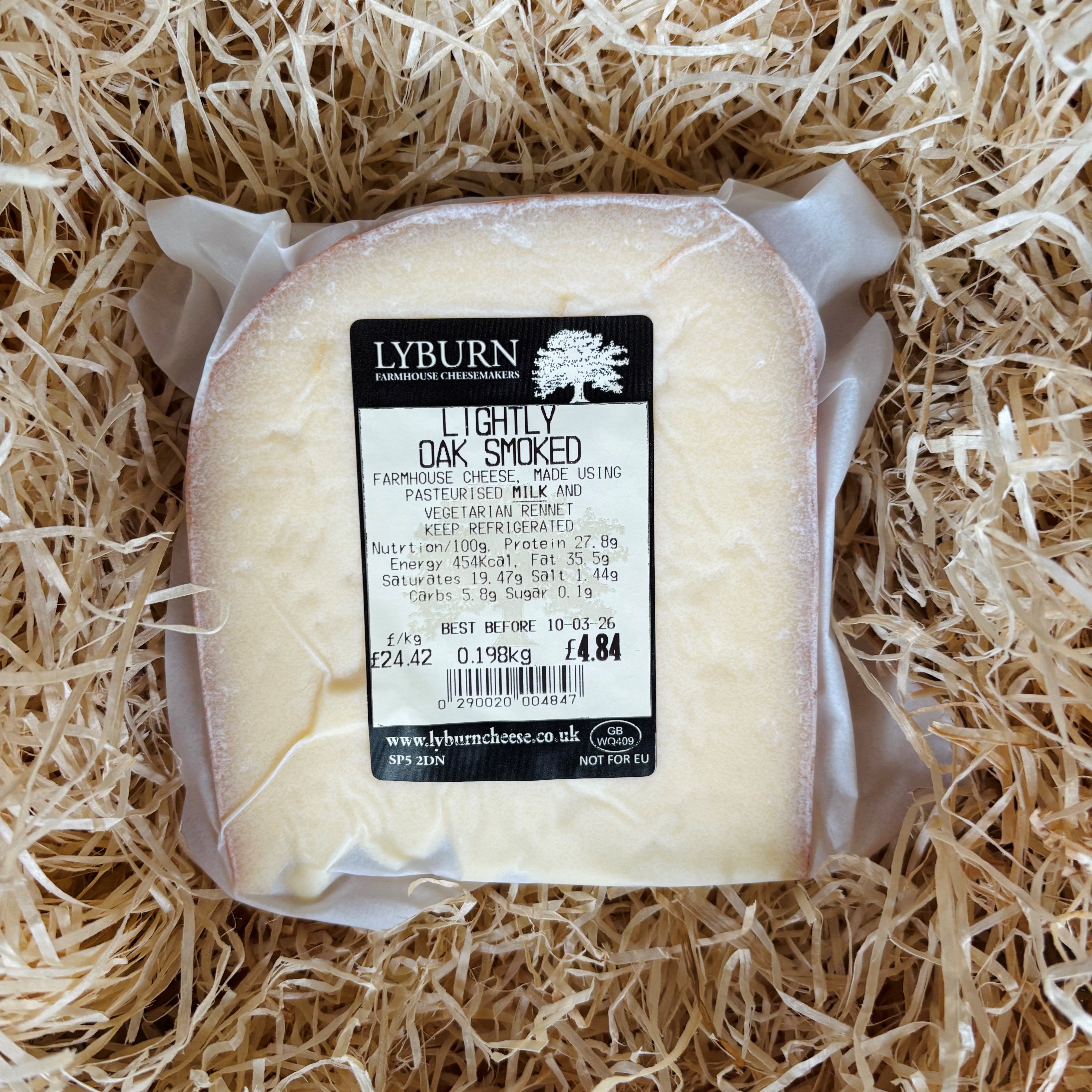 Lightly Oak Smoked Cheese from Lyburn Farm