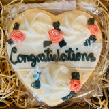 Little Bee Bakery Handmade Hand Iced Congratulations Biscuit