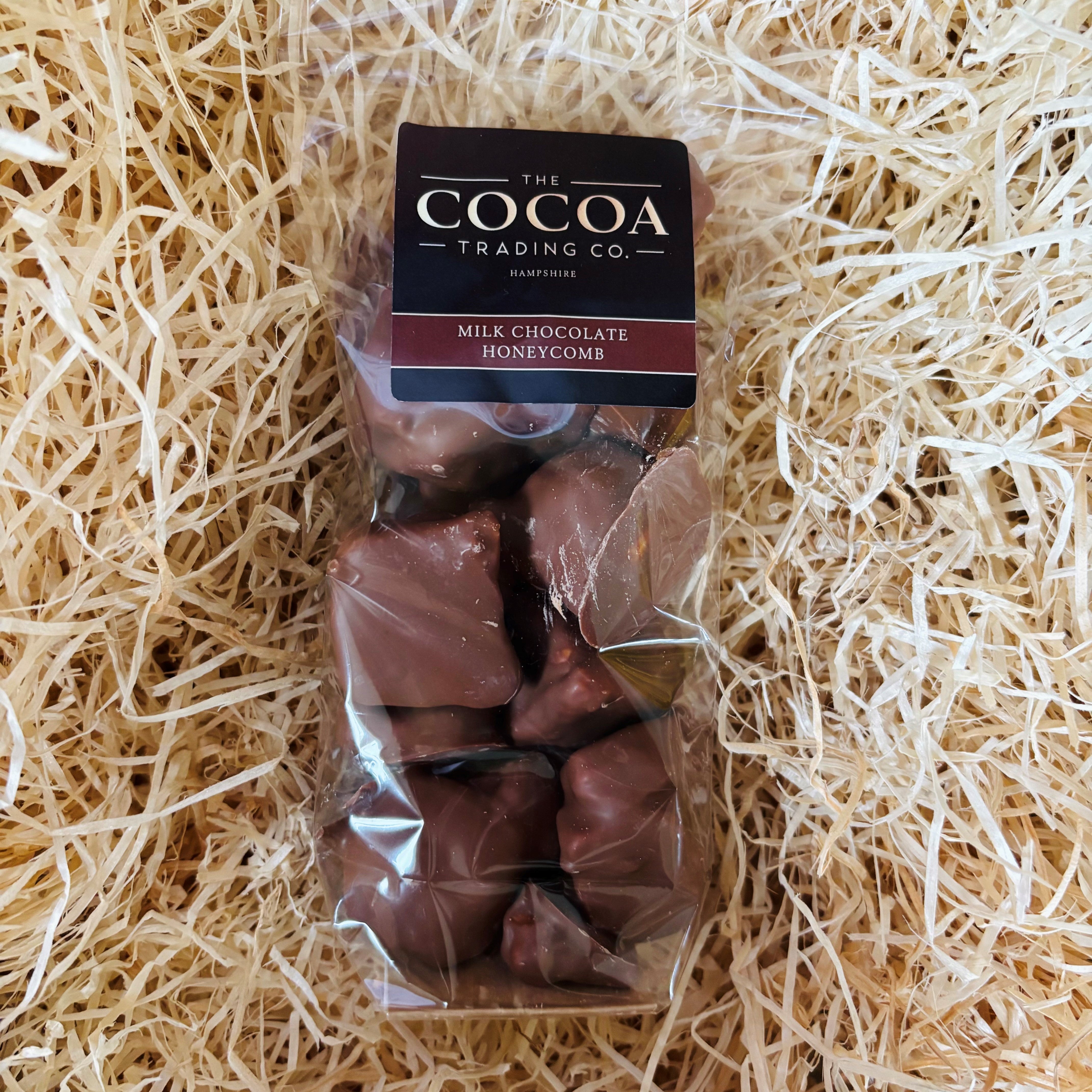 Milk Chocolate Honeycomb made in Barton On Sea