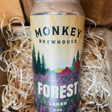 Monkey Brewhouse Forest Lager 4.5% 440ml