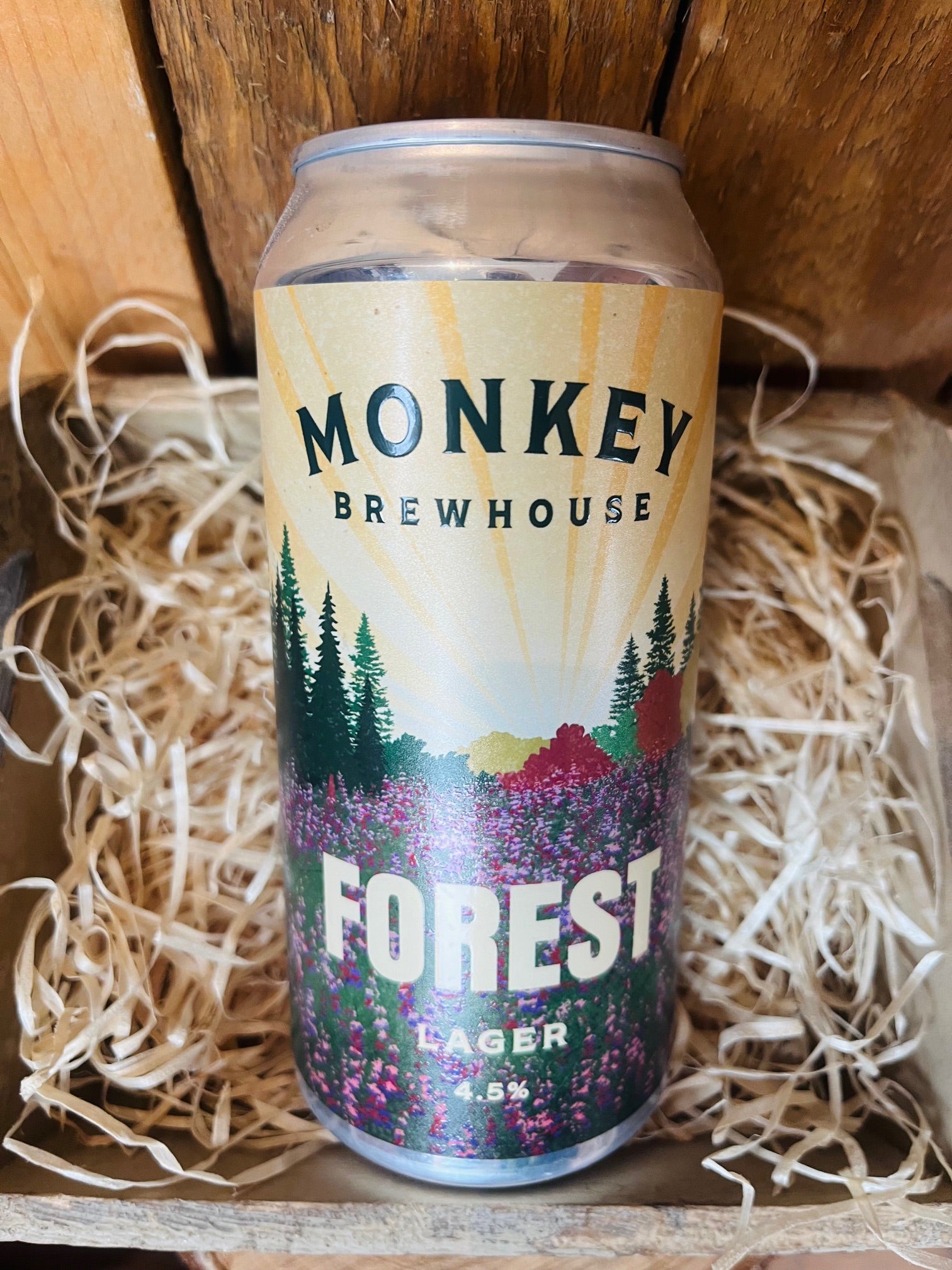 Monkey Brewhouse Forest Lager 4.5% 440ml