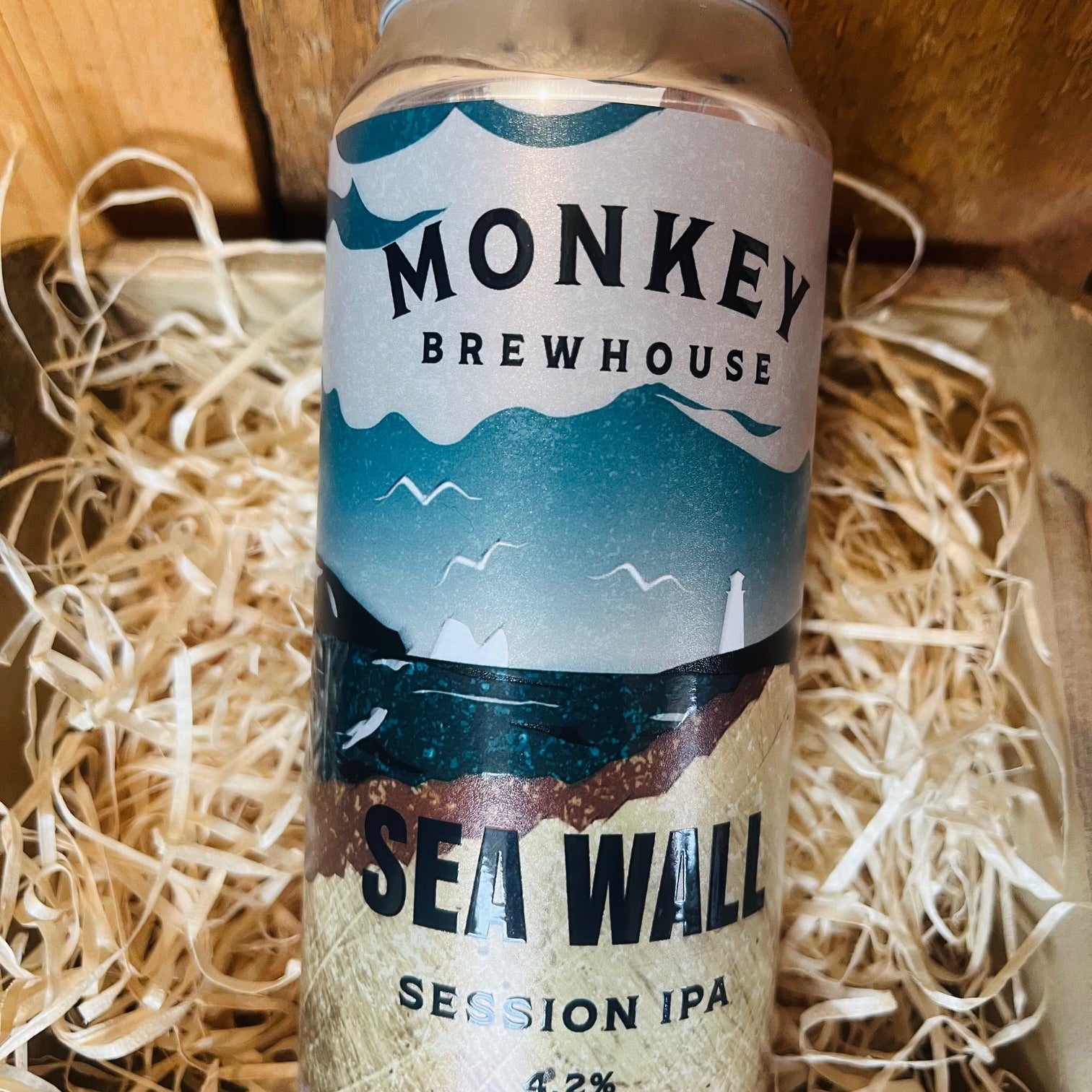 Monkey Brewhouse Sea Wall Session IPA 4.2% 440ml