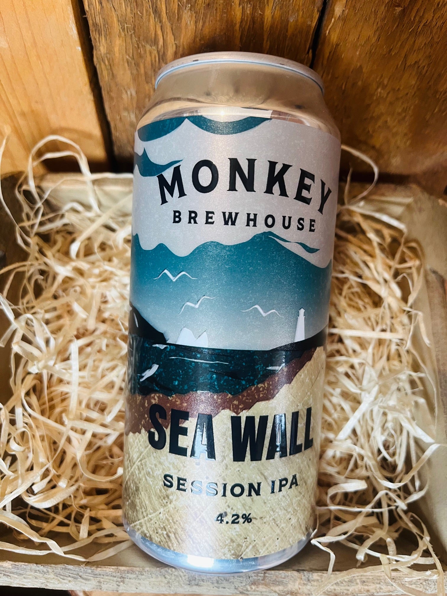 Monkey Brewhouse Sea Wall Session IPA 4.2% 440ml