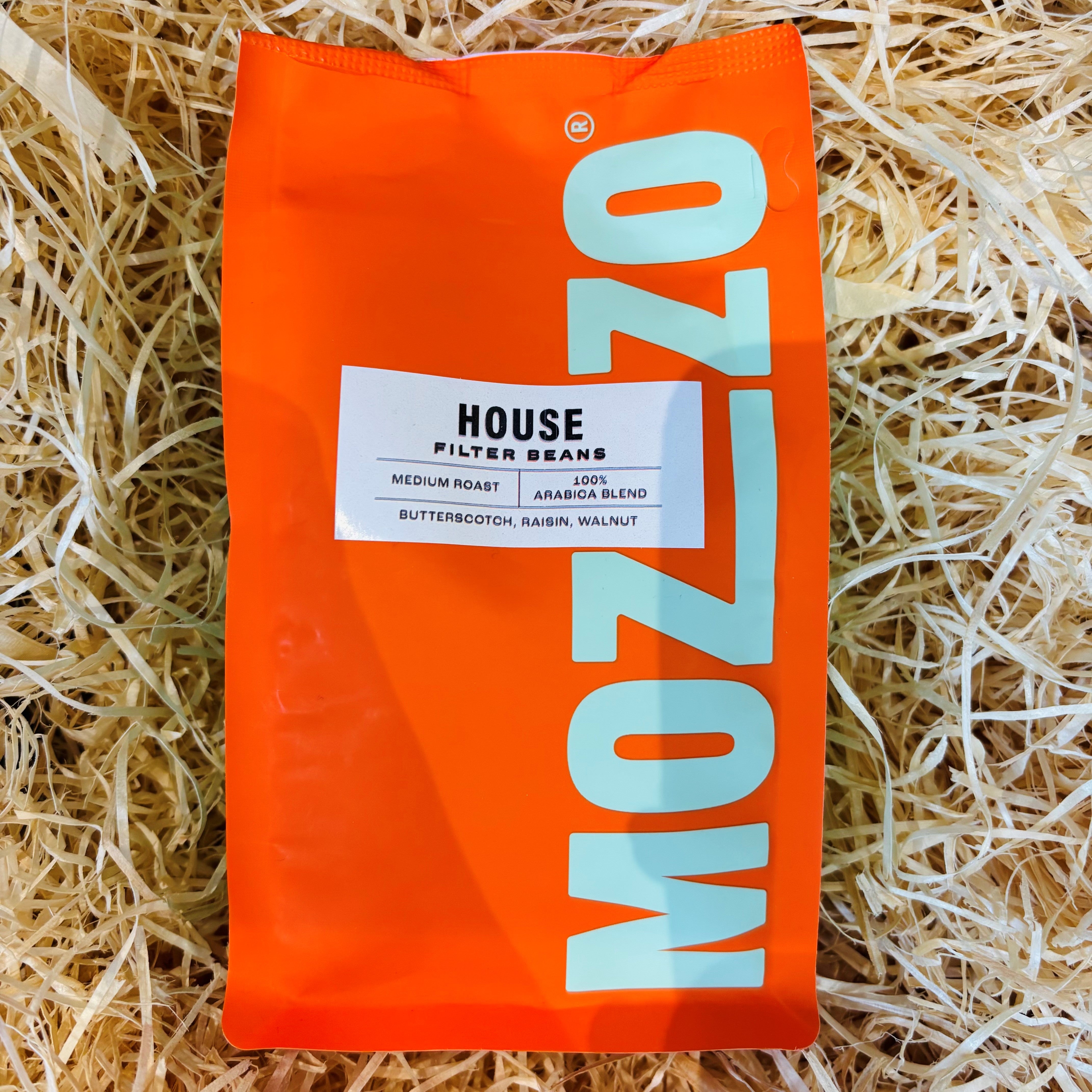 Mozzo Medium Roast Coffee Beans Roasted in Southampton