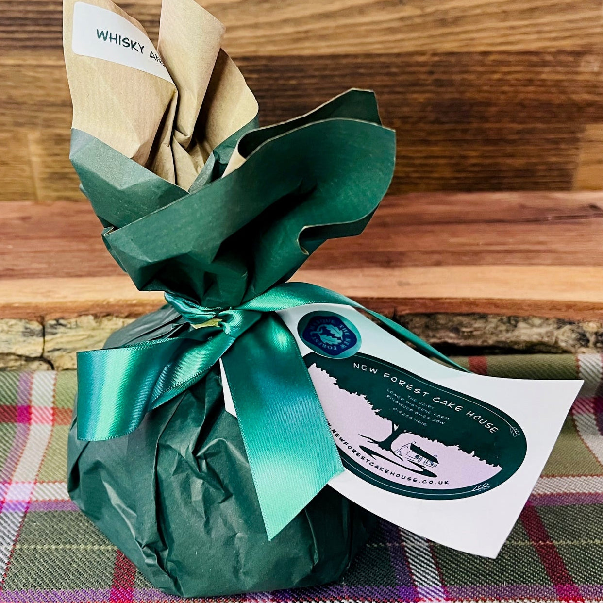 New Forest Cake House Homemade Cherry & Whisky Christmas Pudding