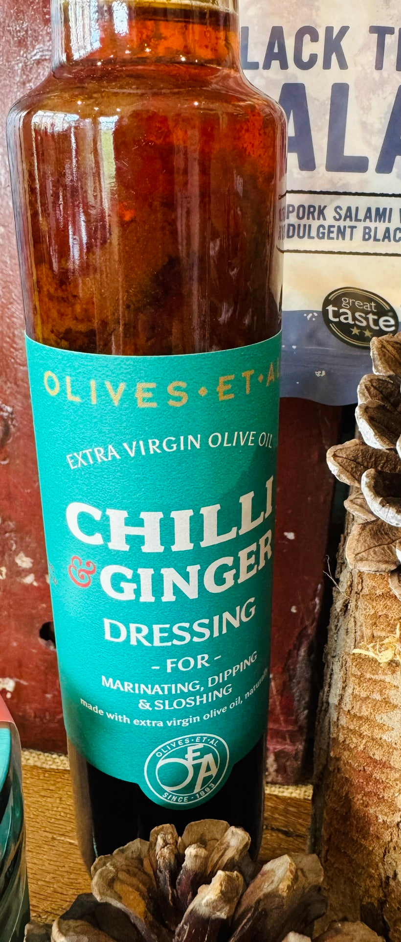 Olives et Al Chilli and Ginger dressing and marinade 250ml, made in Dorset