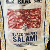 The Real Cure Black Truffle Salami 55g with its Two Star Great Taste Award