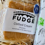Fordingbridge Fudge Clotted Cream fudge, homemade in the New Forest, with the New Forest Marque