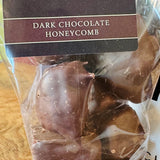 The Cocoa Trading Co dark chocolate coated honeycomb chunks, made in Hampshire