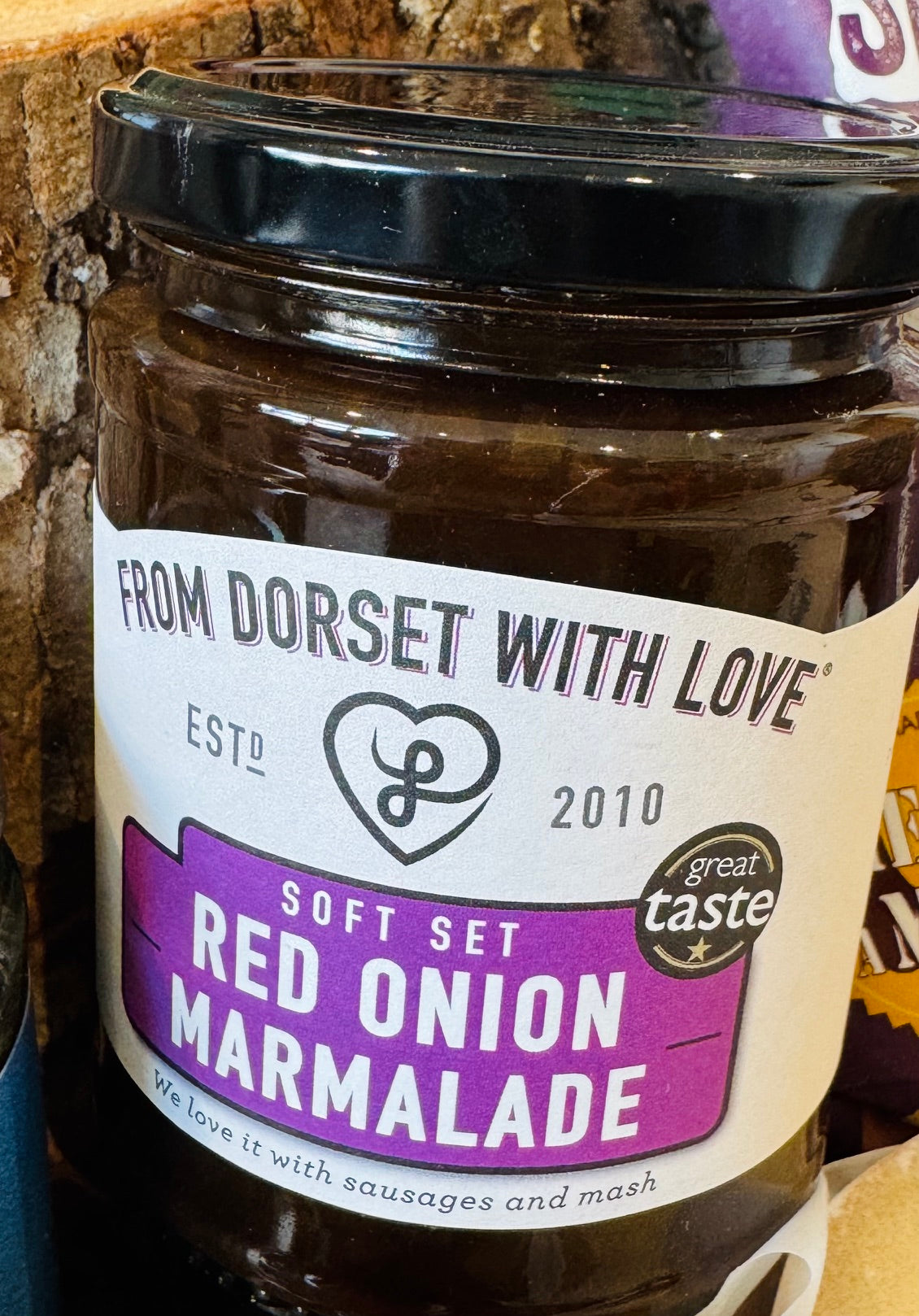 From Dorset With Love Soft Set Red Onion Marmalade with its Great Taste Award