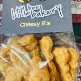 Little Bee Bakery Cheesy B's 120g, handmade cheese biscuits baked in Romsey, Hampshire