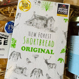 New Forest Shortbread Original giftbox with World Taste Award and Great British Food Awards gold badges