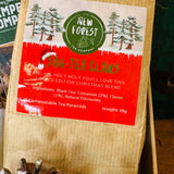 New Forest Tea Company San-Tea Claus, a limited edition Christmas blend of black tea with cinnamon and cloves in 15 compostable tea pyramids