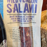 The Real Cure Sloe & Garlic Wild Venison Salami 110g, oak smoked for 36 hours, with its Two Star Great Taste Award