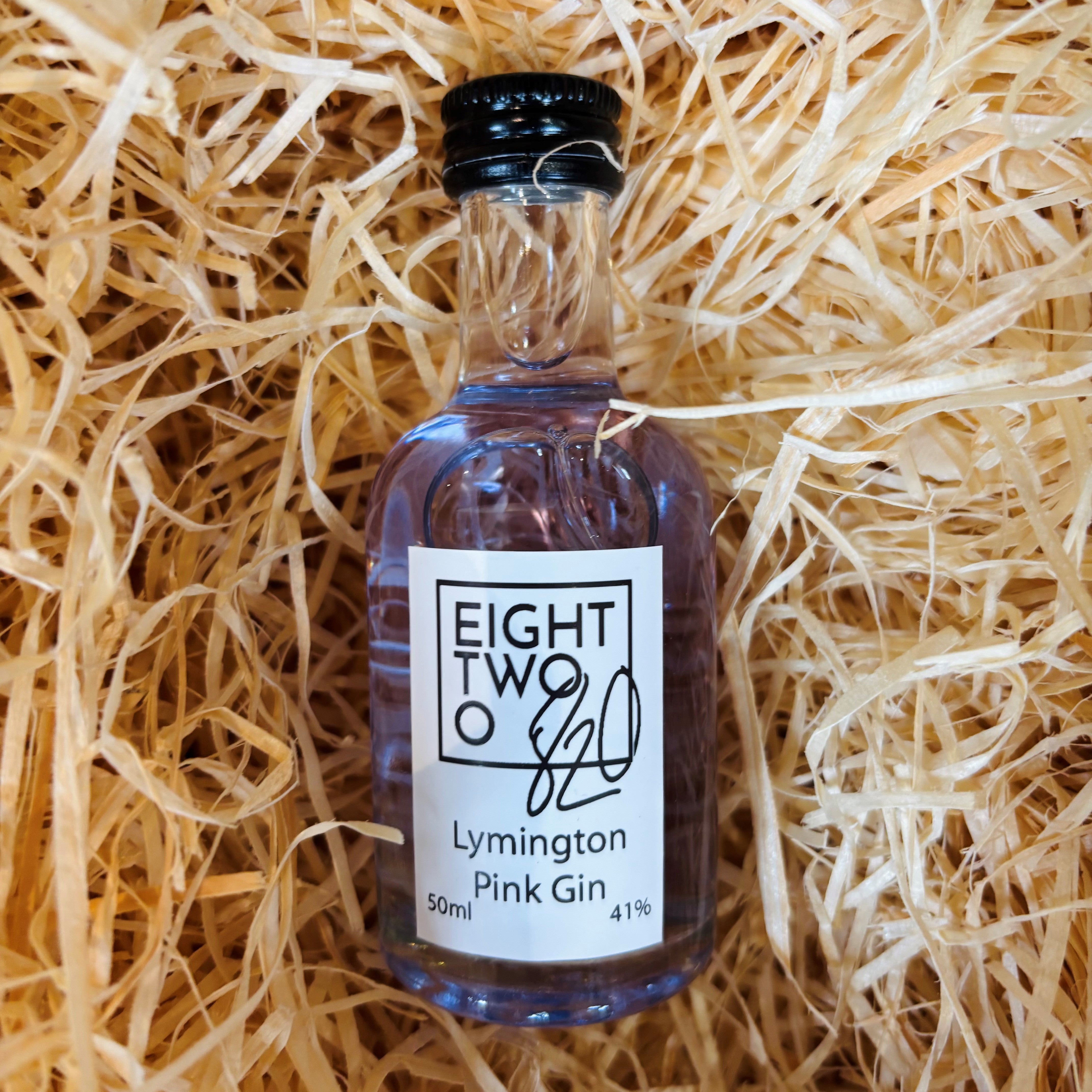 5cl Miss Hannes Pink Gin made in Lymington by 82o Spirits 