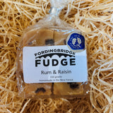 Rum and Raisin Fudge made in The New Forest