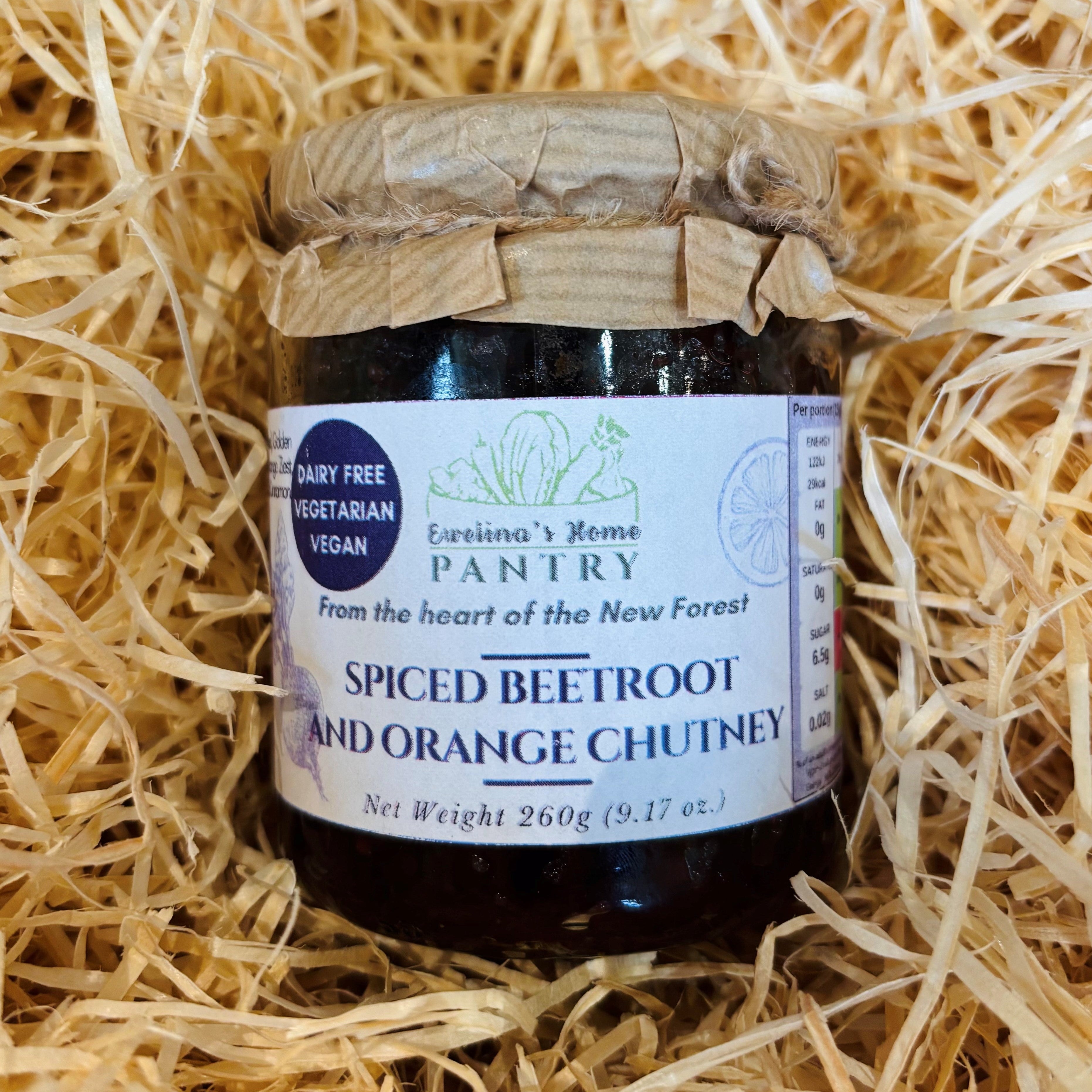 Spiced Beetroot and Orange Chutney made in the New Forest