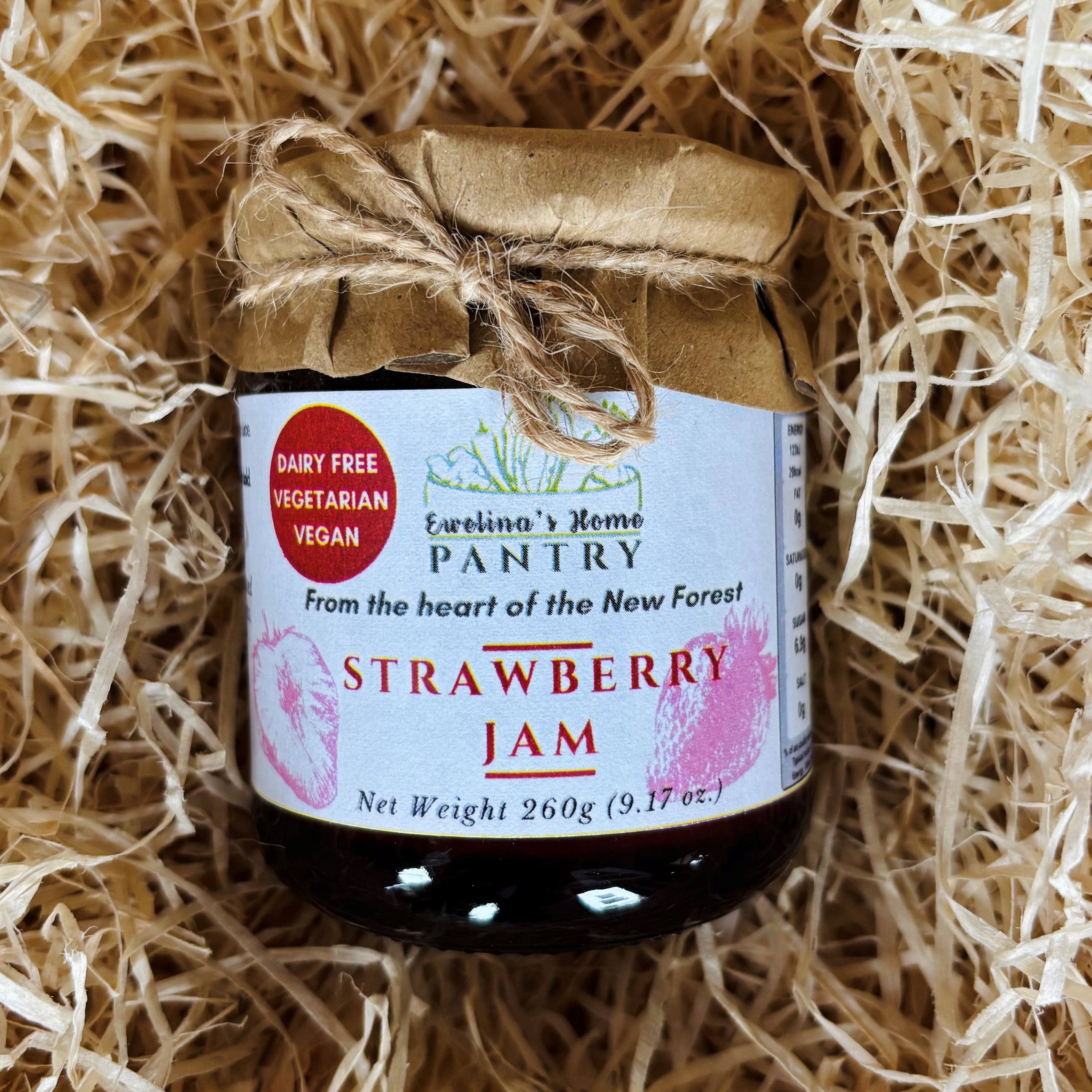 Strawberry Jam handmade in the New Forest