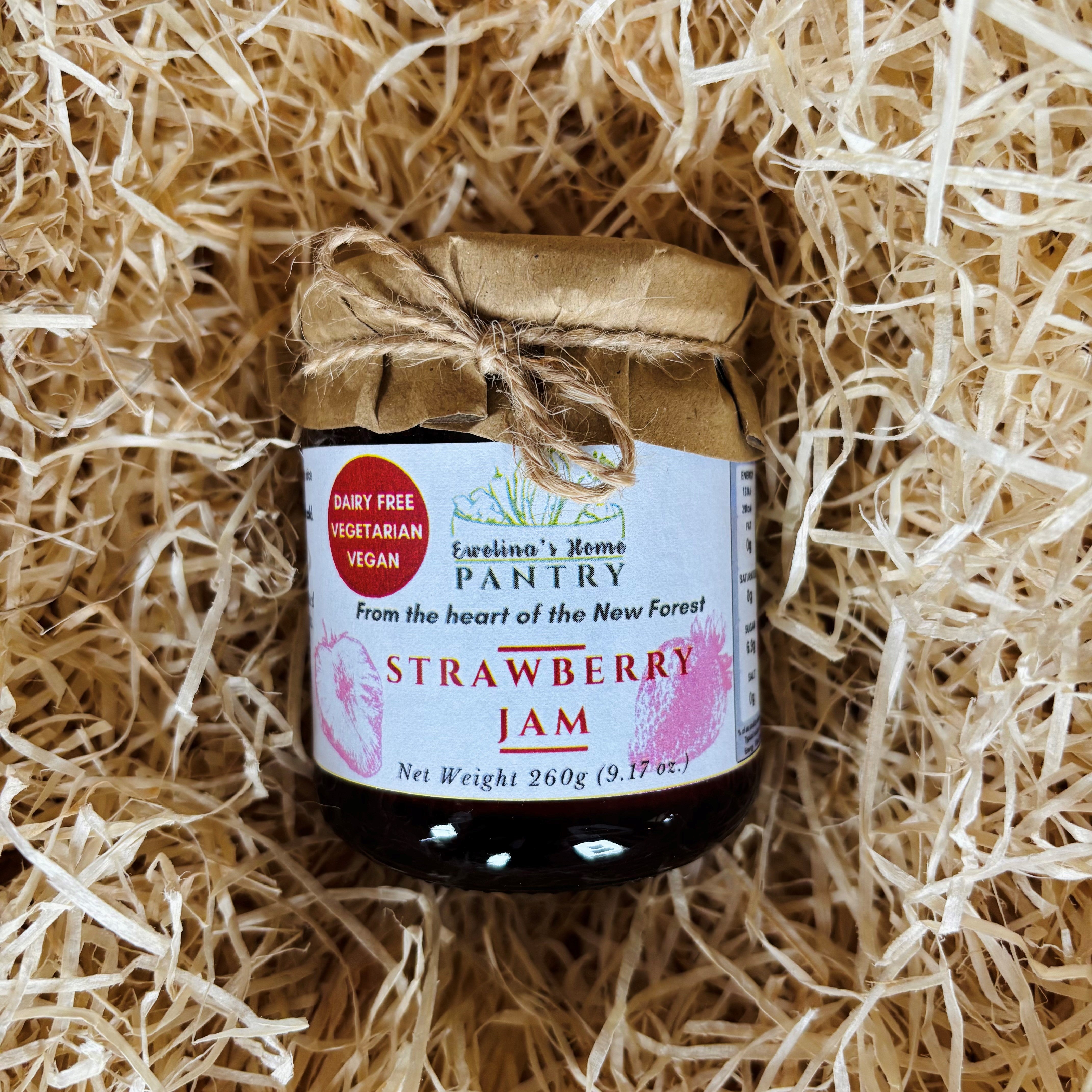 Strawberry Jam handmade in the New Forest
