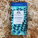 Peppermint Milk Chocolate bar made in Hampshire