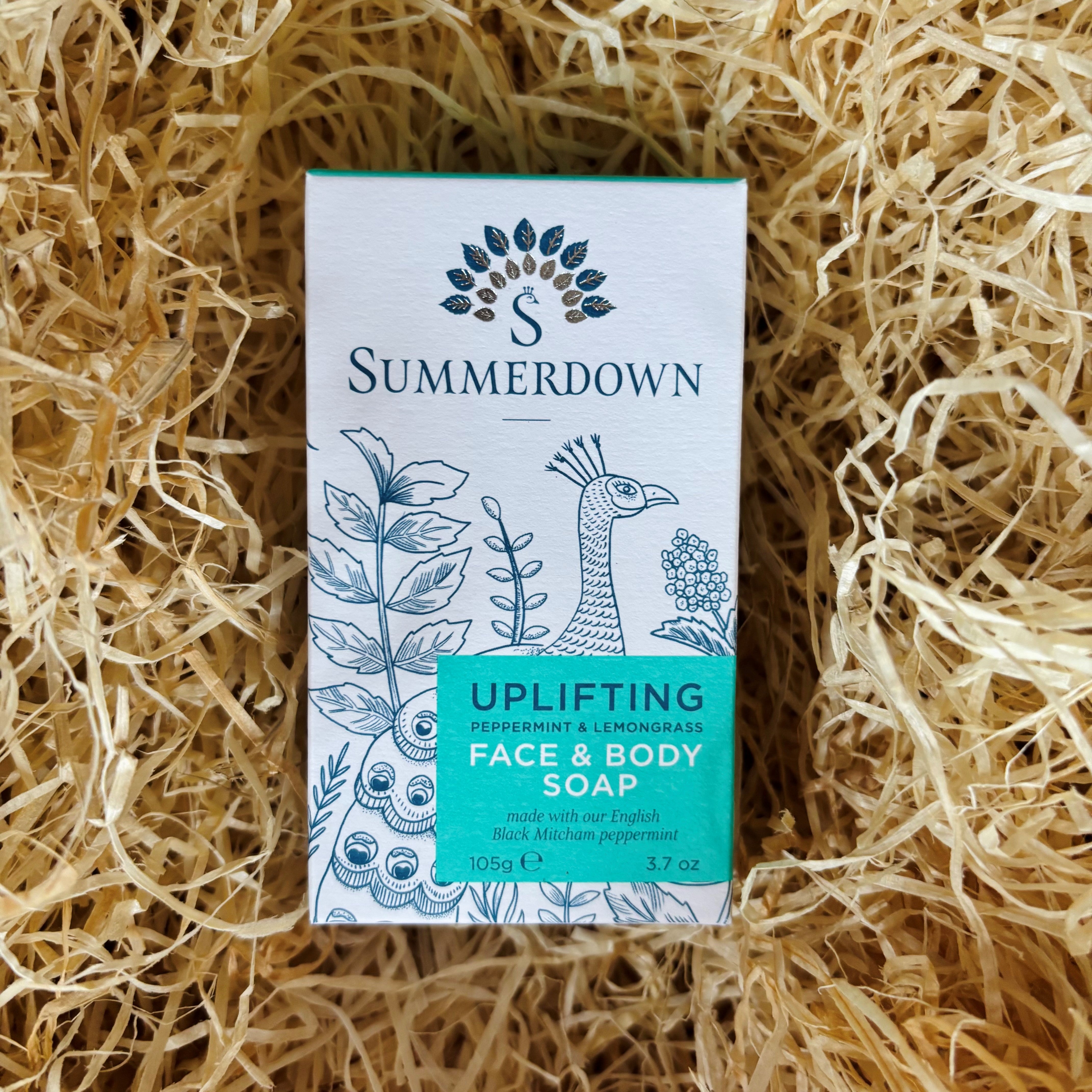 Lemongrass and Peppermint Face and Body Soap made in Hampshire