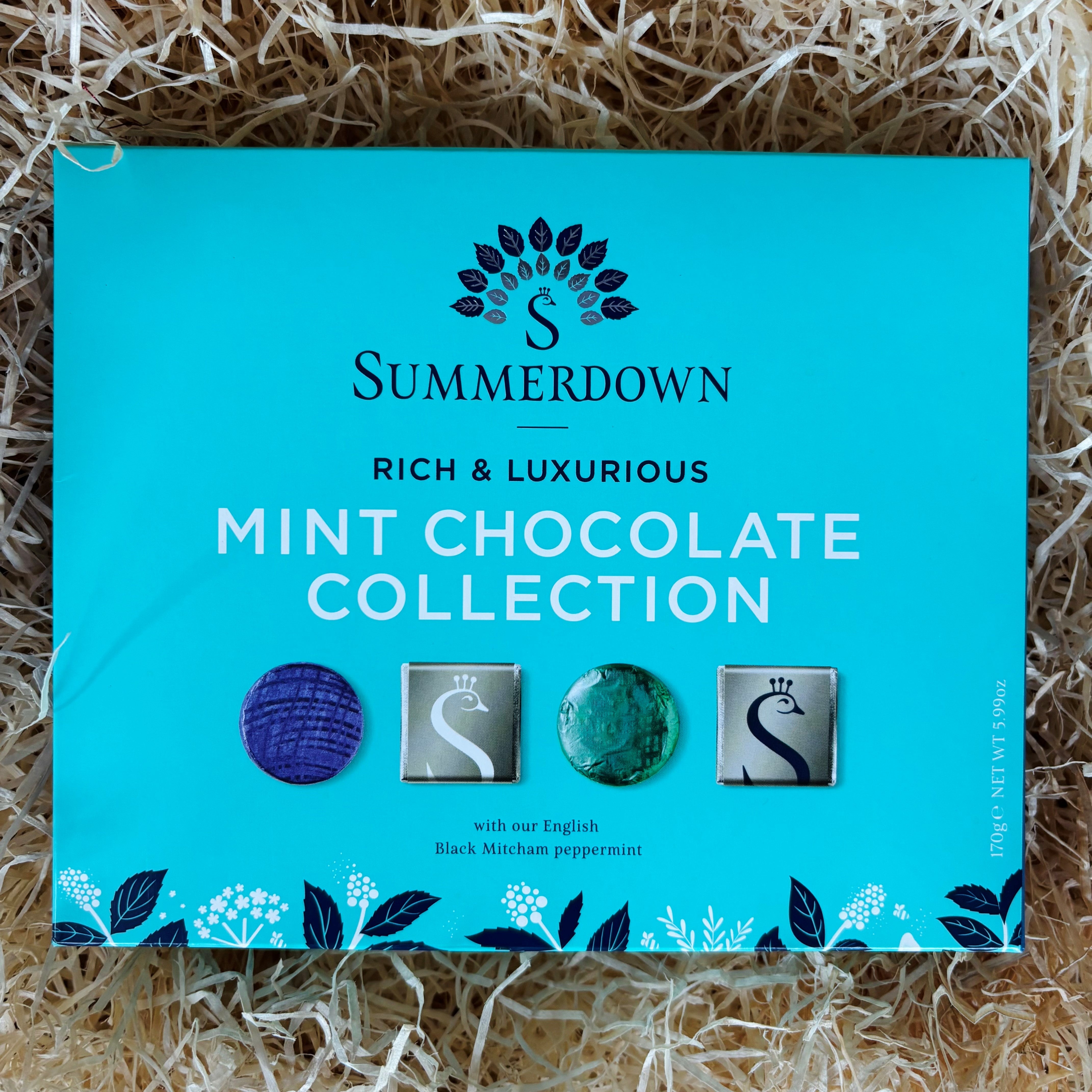 Mint Chocolate Collection Box made in Hampshire