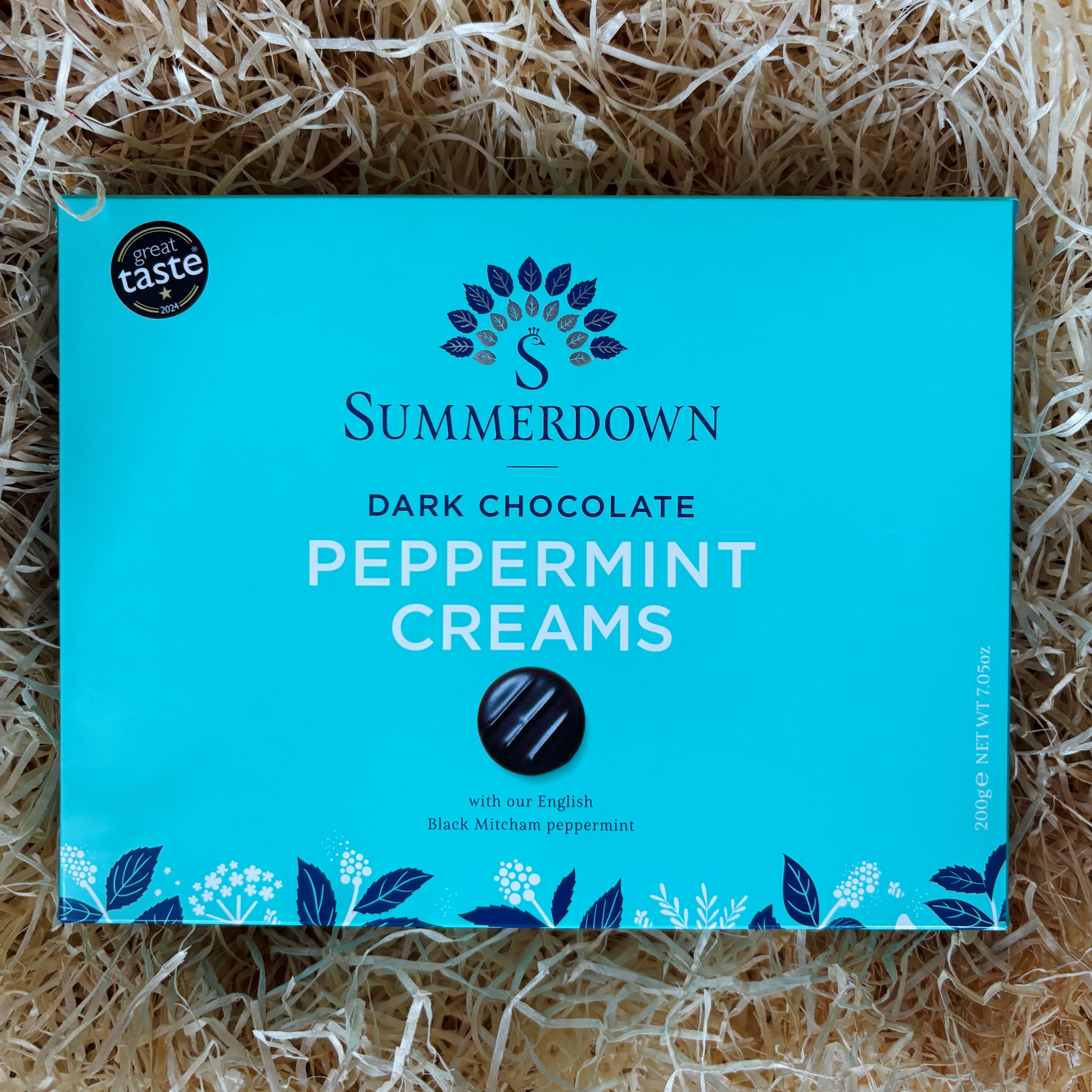 Dark Chocolate Peppermint Creams made in Hampshire