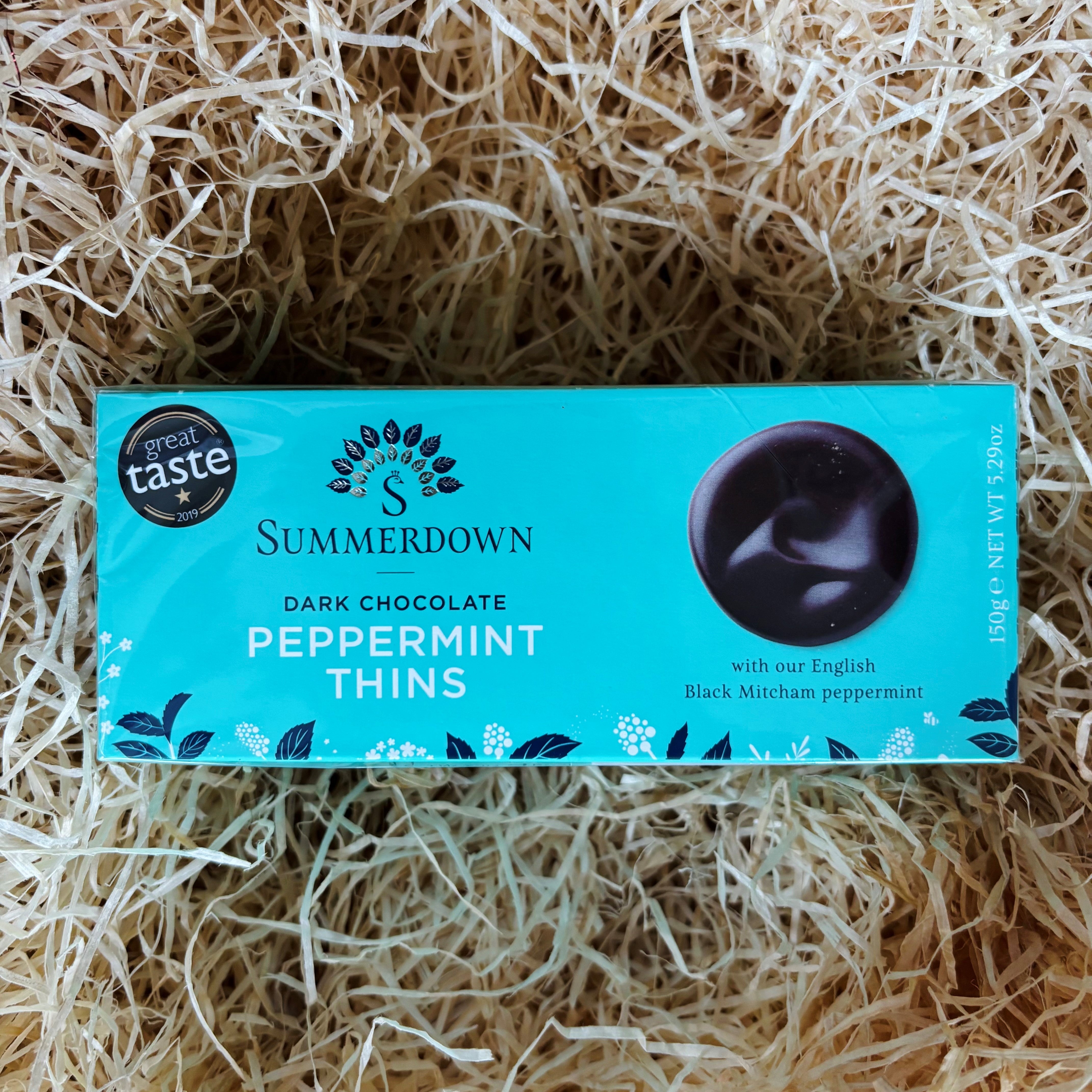 Dark Chocolate Peppermint Thins made in Hampshire