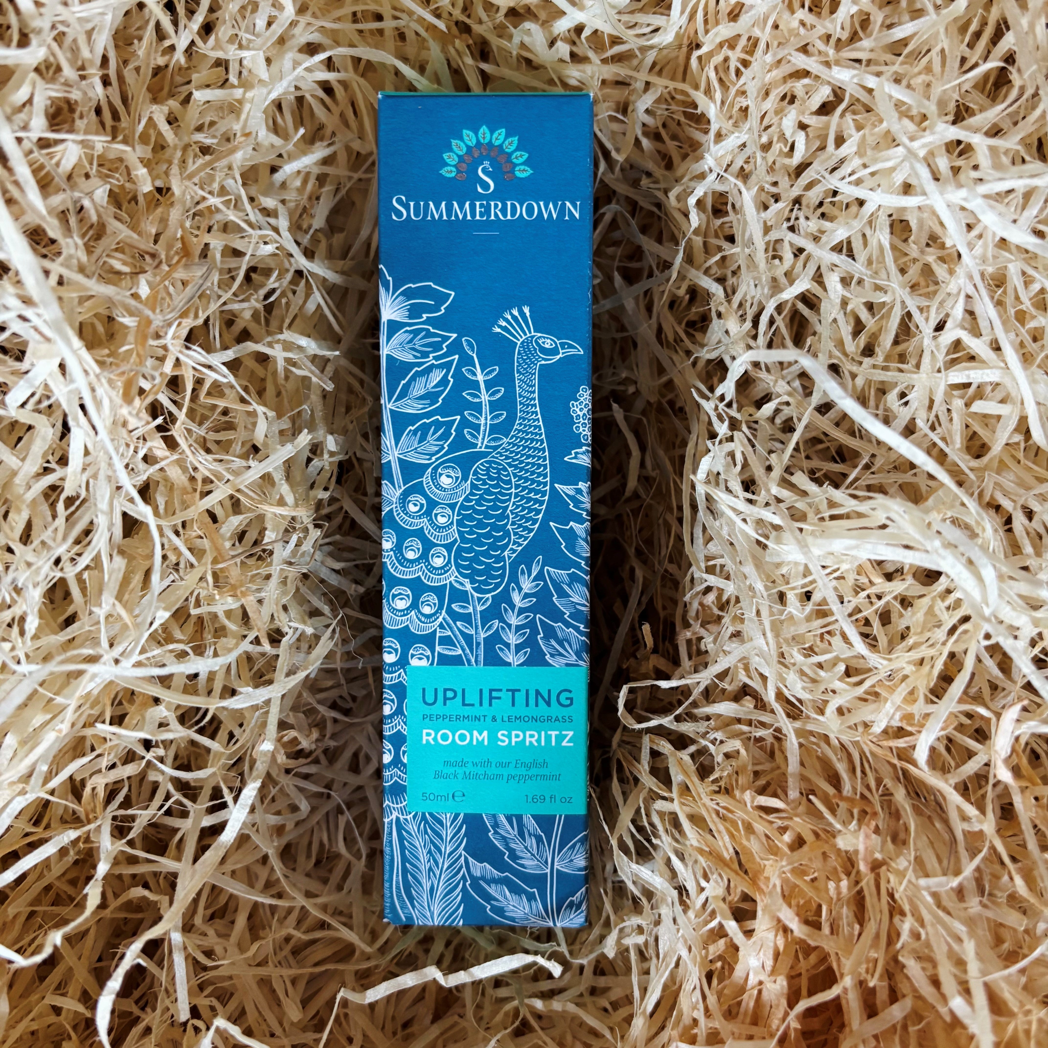 Lemongrass and Peppermint Room Spritz made in Hampshire