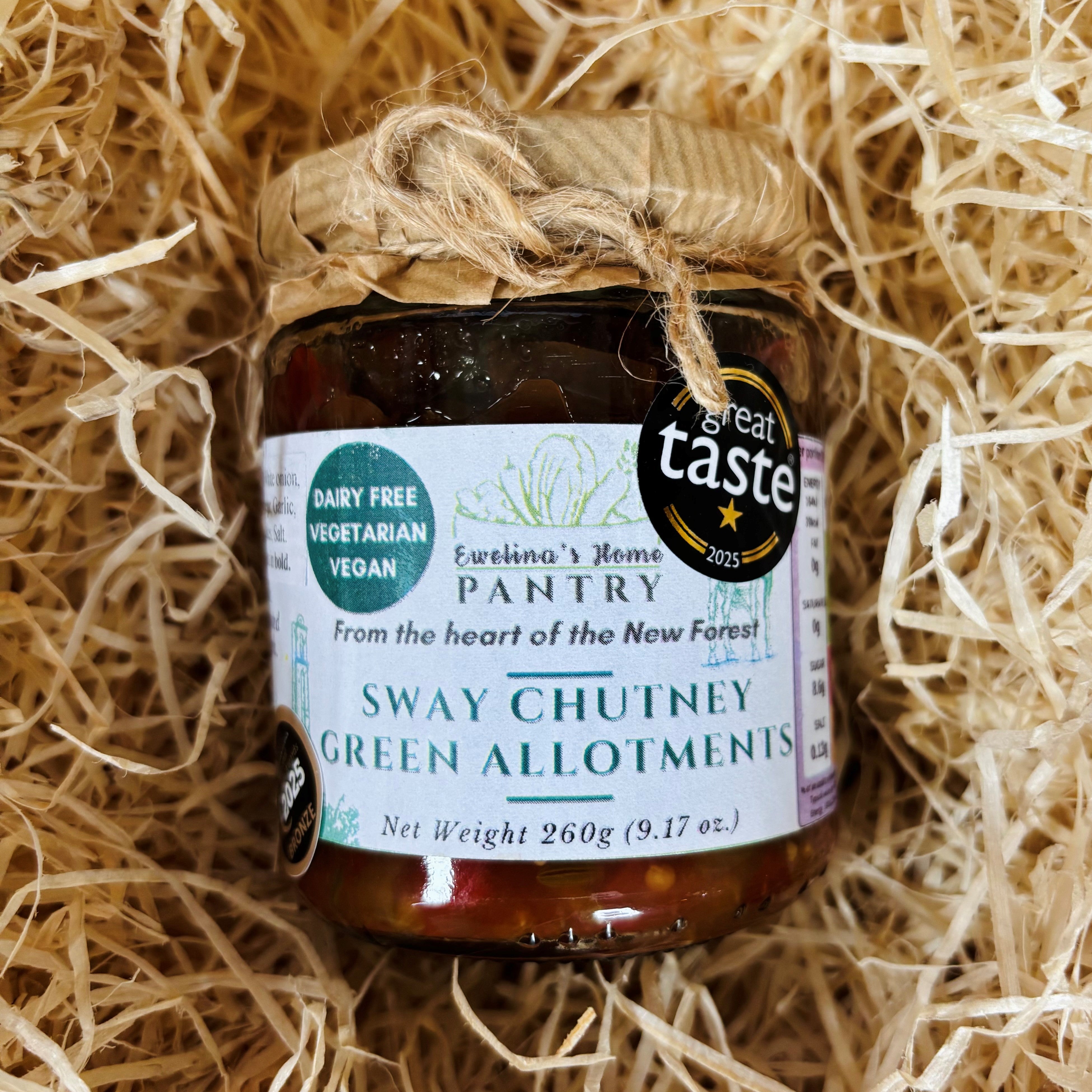 Green Allotments Chutney made in the New Forest