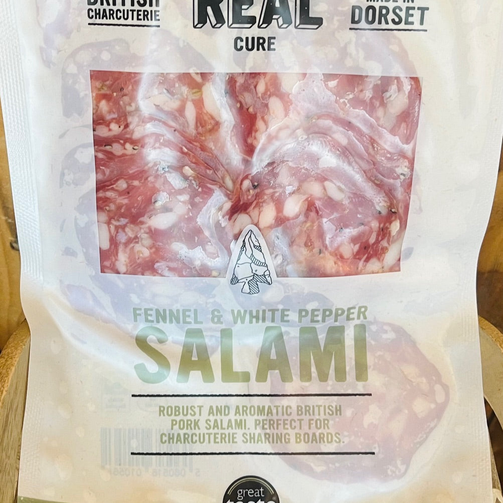 The Real Cure Fennel & White Pepper Salami 55g (Great Taste Award Two Stars)