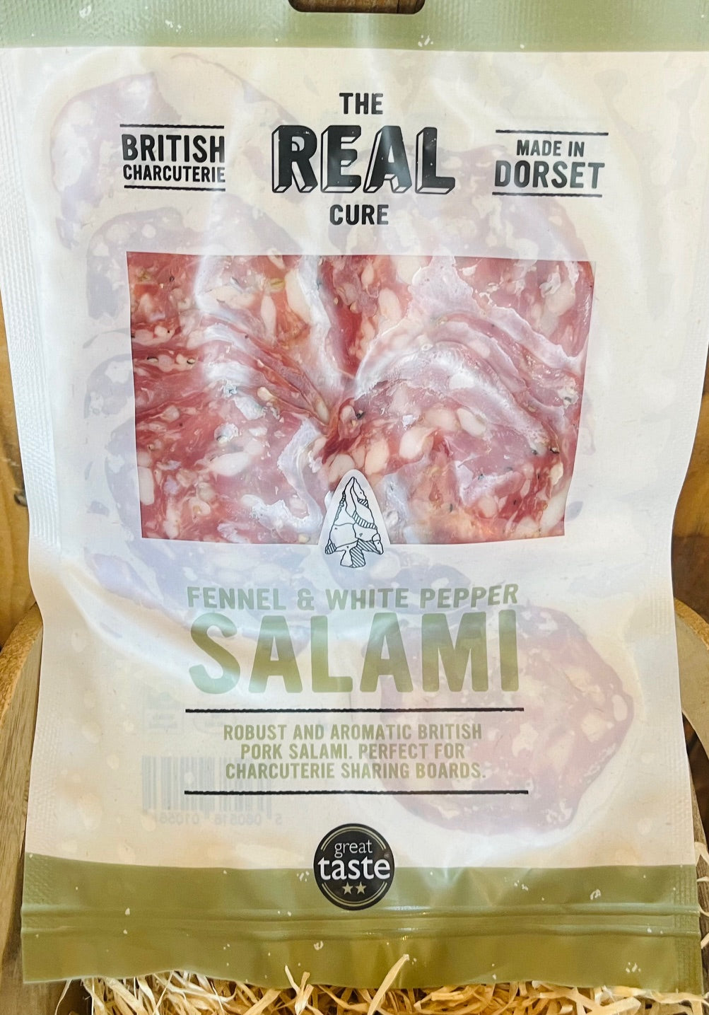 The Real Cure Fennel & White Pepper Salami 55g (Great Taste Award Two Stars)